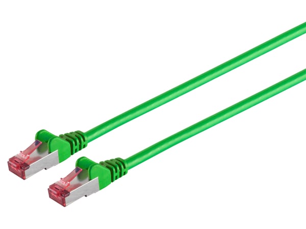 S IMPULS CAT 6a Patchkabel S FTP PIMF Halogenfrei grün 1 5m online