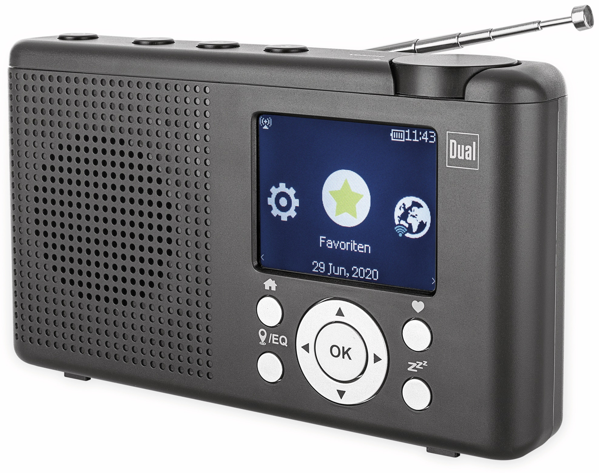 DAB+ Radio DUAL MCR 200, schwarz online kaufen Pollin.at