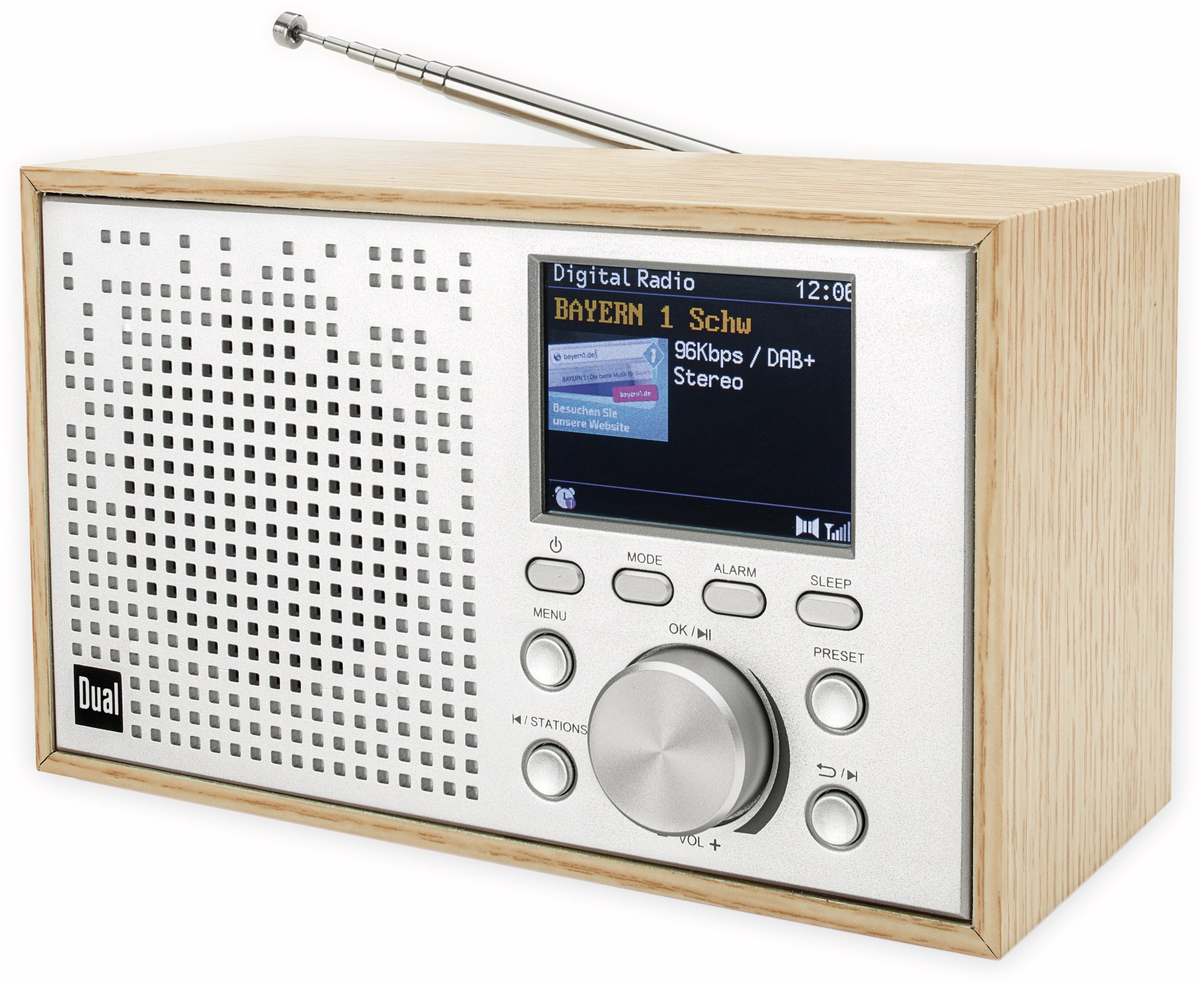 DAB+/UKW Radio DUAL DCR 100, Bluetooth, Holzgehäuse online