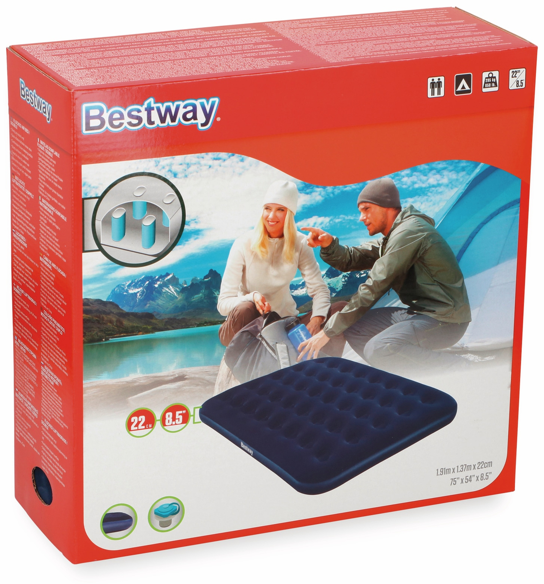 Luftmatratze BESTWAY, 203x46x152cm, PVC online kaufen Pollin.at