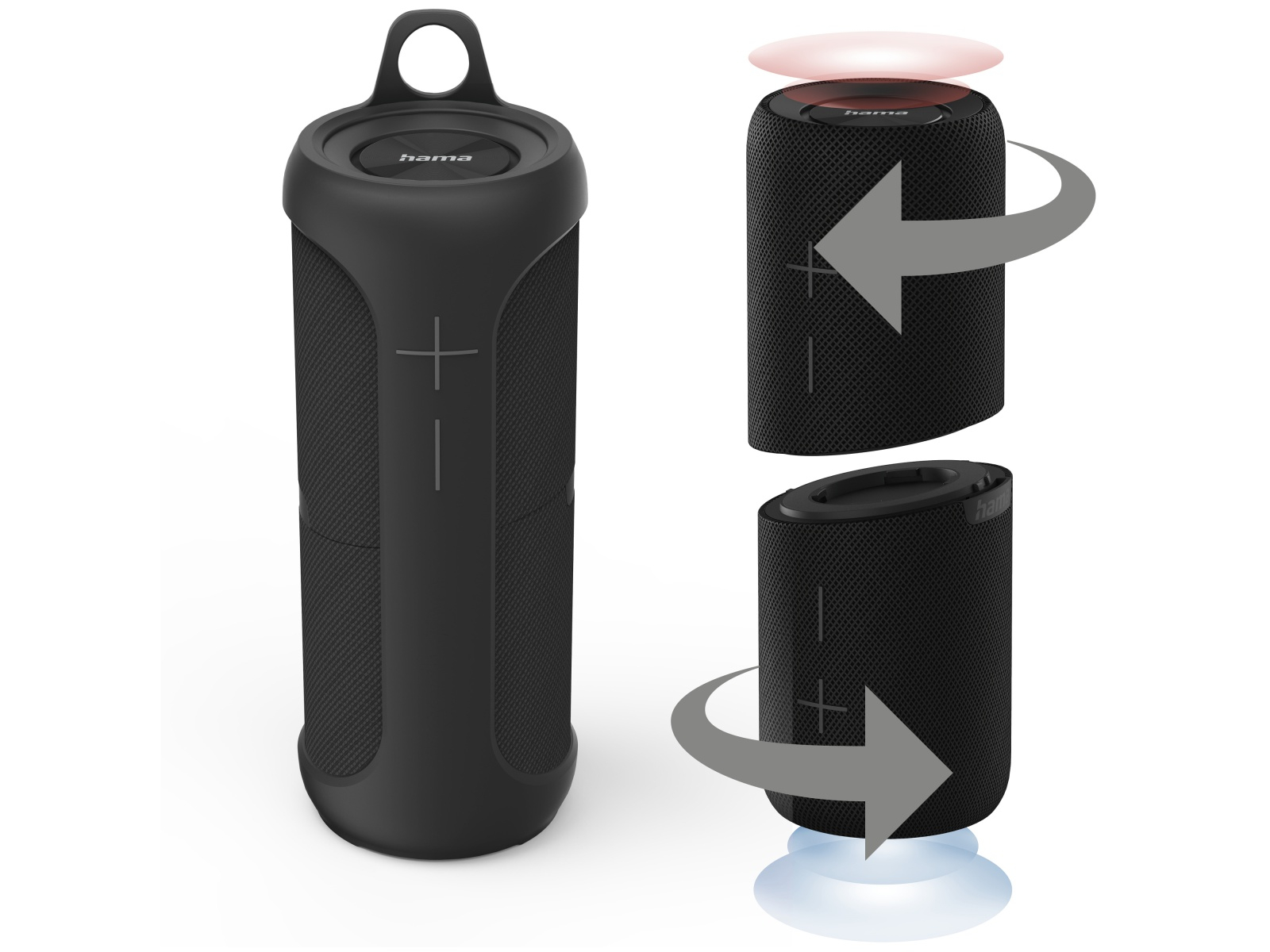 HAMA Bluetooth Lautsprecher Twin 2.0, 20 schwarz online kaufen W, wasserdicht