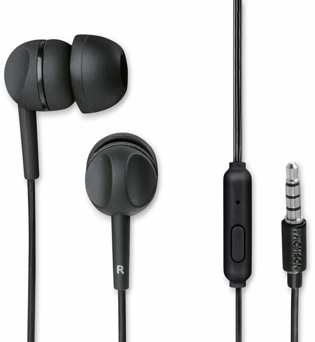 Mikrofon, THOMSON EAR3005BK, In-Ear Ohrhörer kaufen schwarz inkl. online