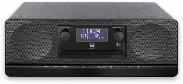 Stereoanlage DUAL DAB 420 BT, schwarz, DAB+, Bluetooth