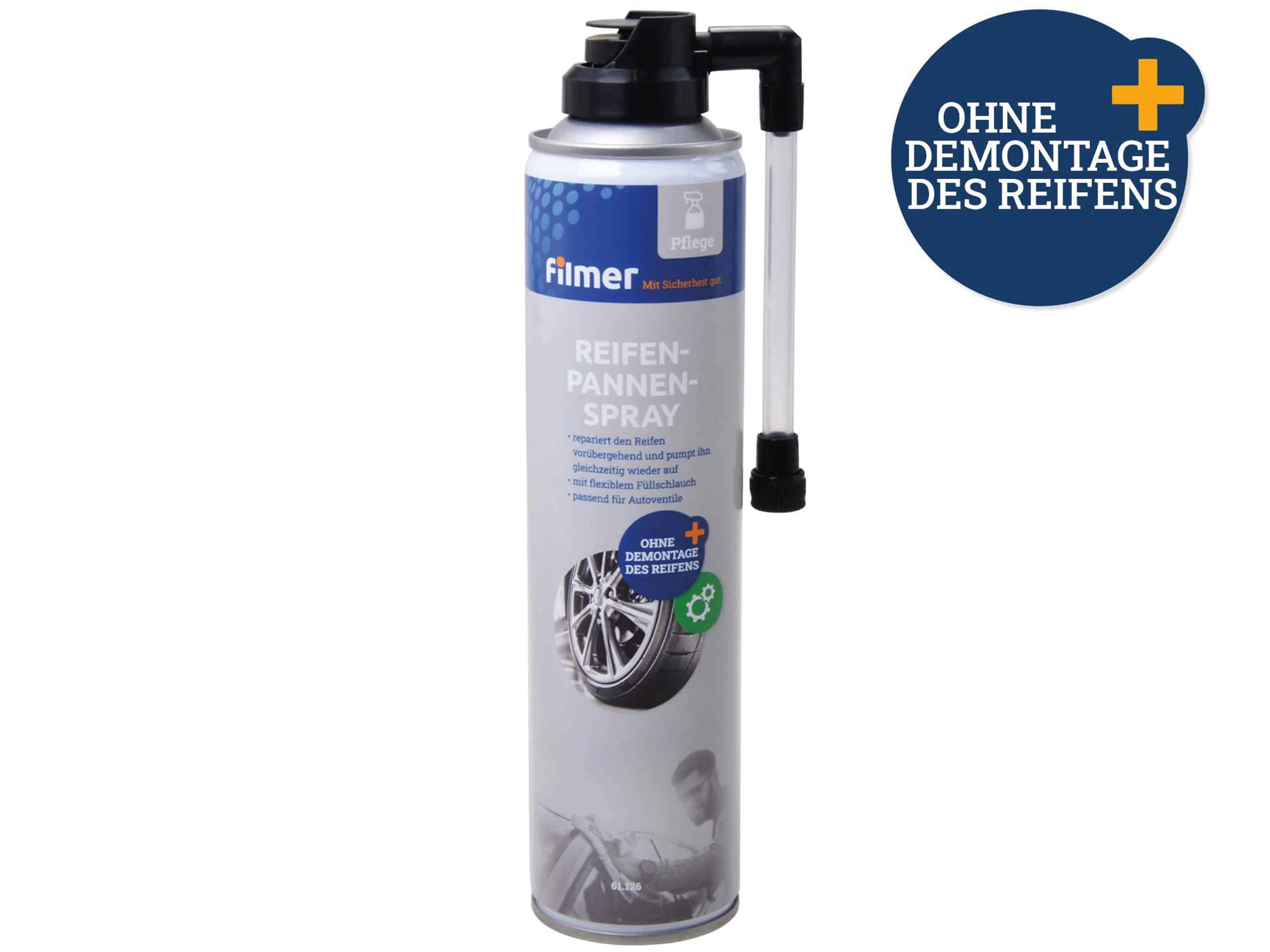 FILMER Reifenpannen-Spray 61126, 300 ml