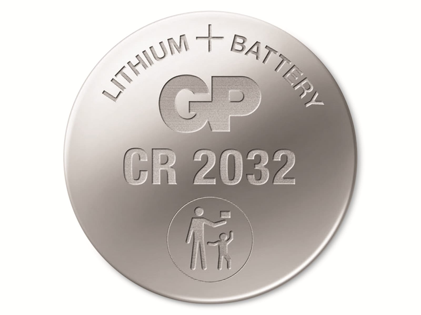 GP Lithium-Knopfzelle CR2032, 3V, 20 Stück