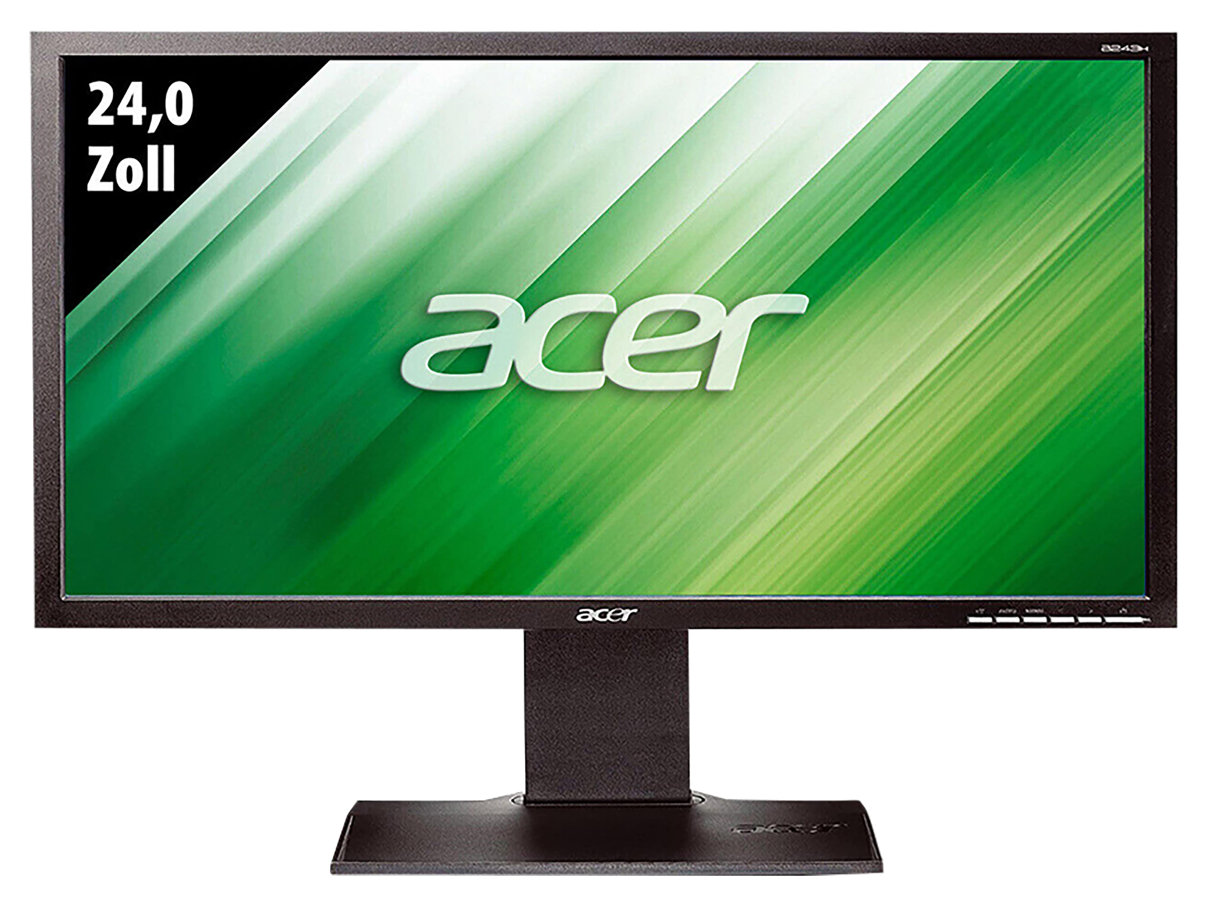 ACER Monitor B243HL, 61 cm (24"), 1920x1080, Pivot, refurbished