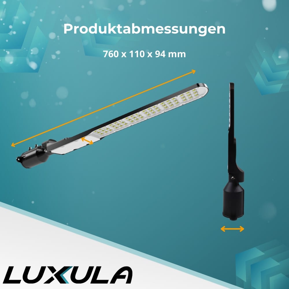 LUXULA LED-Straßenleuchte, SLIM, EEK: E, 150W, 18000lm, 5000K, IP65