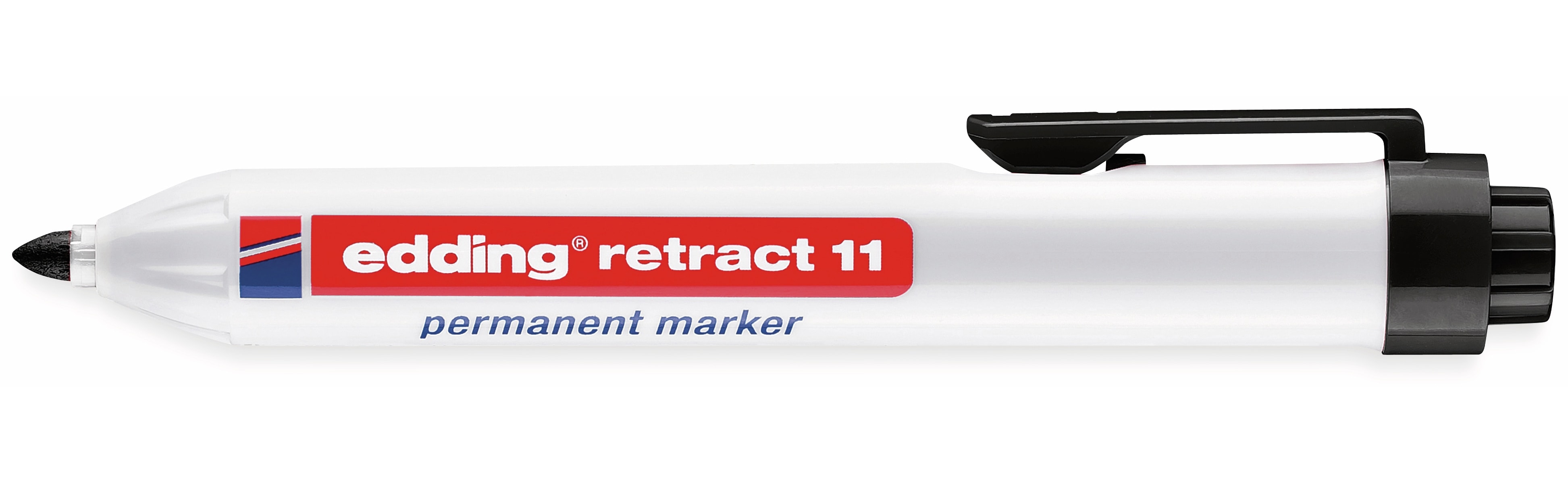 EDDING Permanent-Marker e-11 retract, schwarz