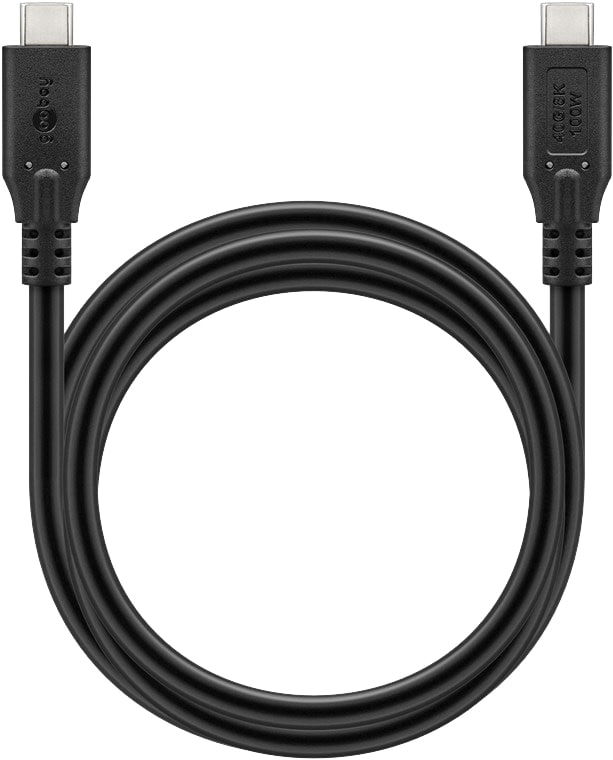 GOOBAY USB-C Kabel 74193 USB4 100W 2m schwarz 40 Gbit/s