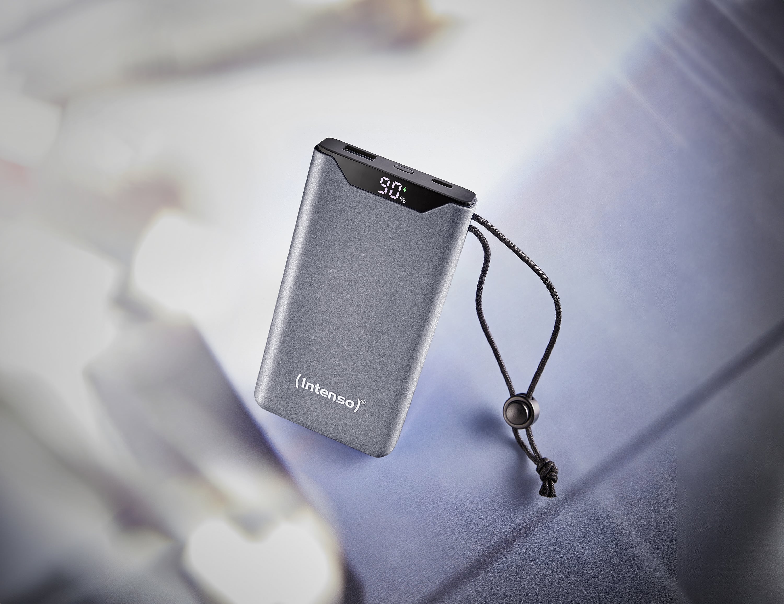 INTENSO USB Powerbank 7332034, F10000, 10.000mAh, 20 W, grau