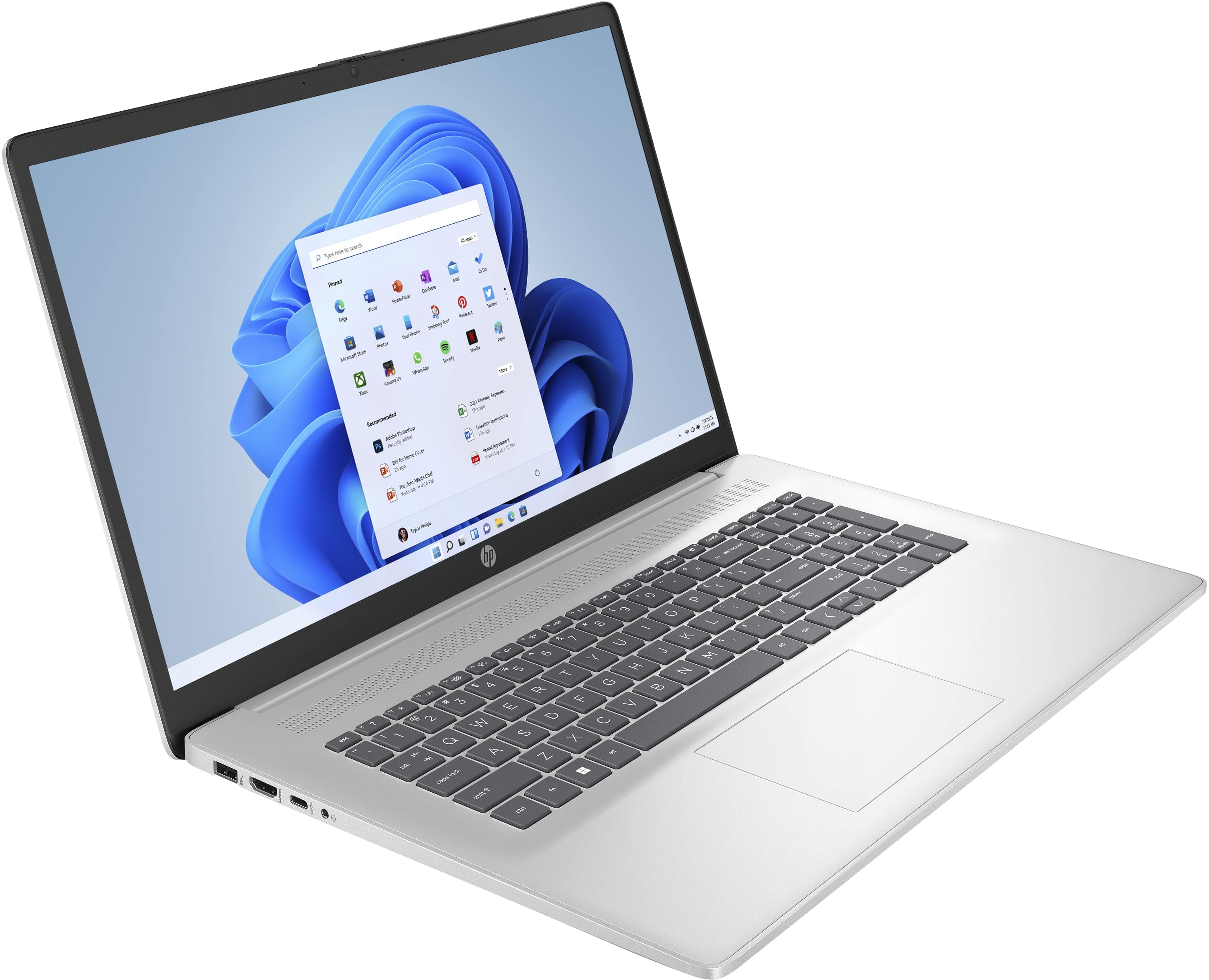 HP Notebook 17-cp0453ng,  43,9cm (17,3"), Full HD, AMD Ryzen™ 5 5500U,  8 GB DDR4-SDRAM