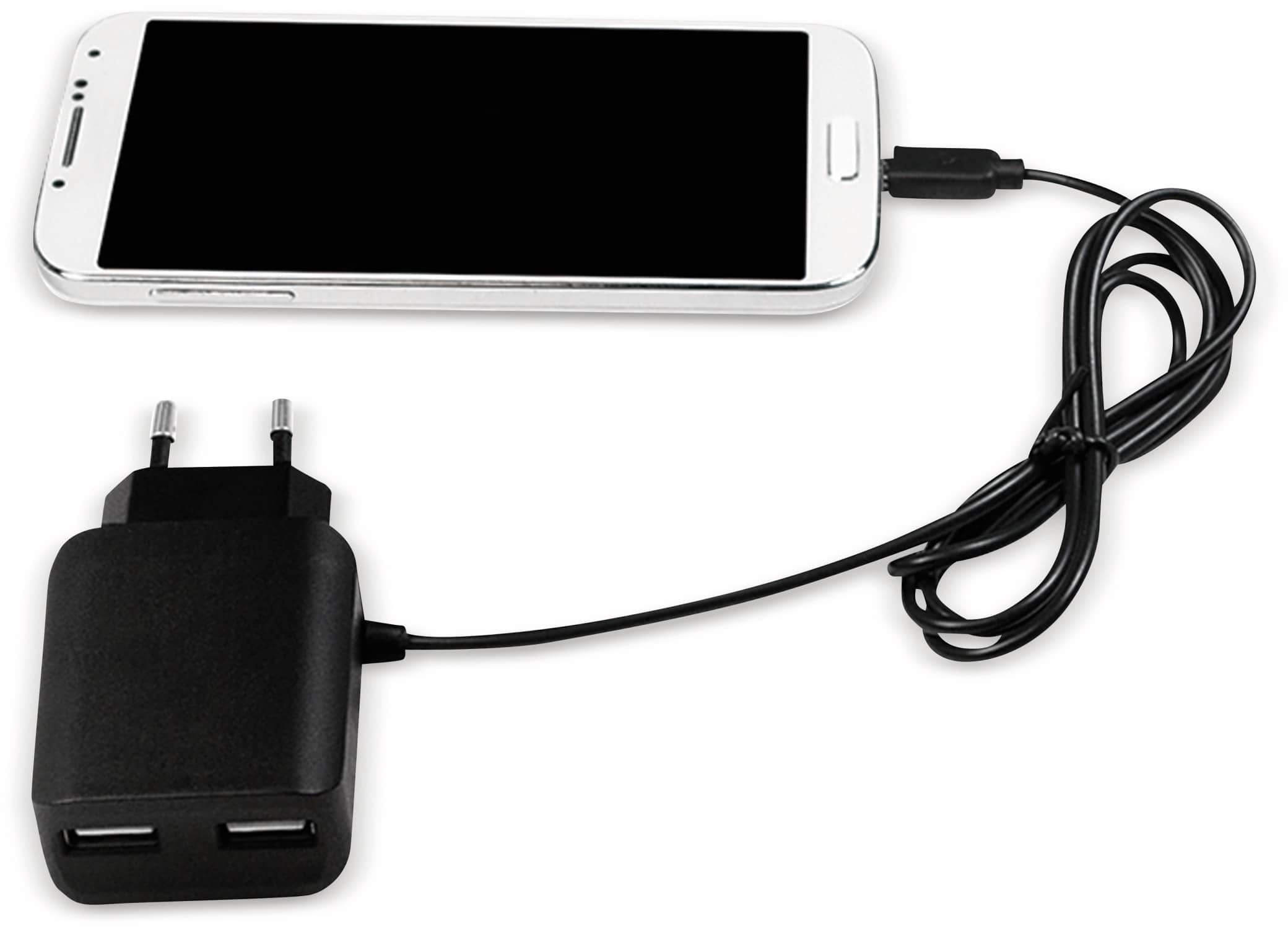 LOGILINK USB-Ladegerät PA0157, 5V/2,1A, 10,5 W, schwarz