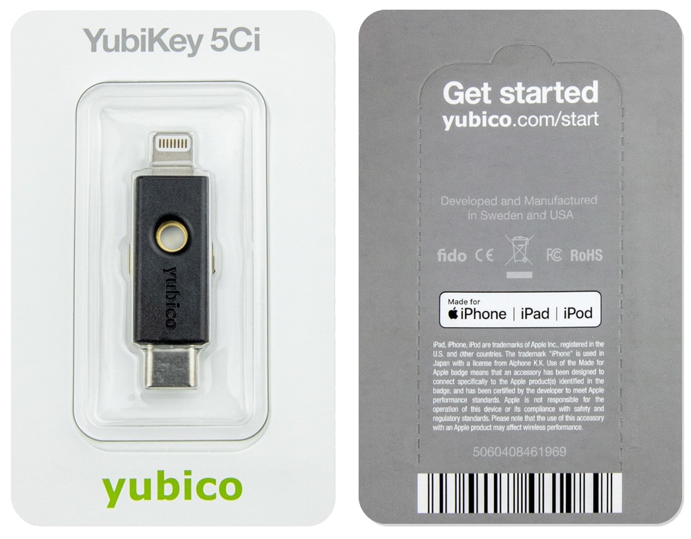 YUBIKO Sicherheitsschlüssel YubiKey 5Ci