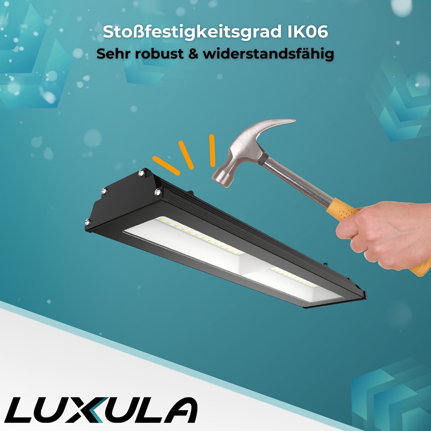 LUXULA LED-Hallenleuchte LX500140, HighBay, linear, 50W, 5000lm, 4000K