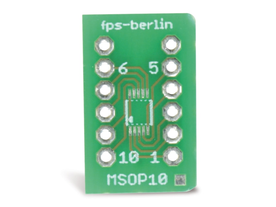 IC-Adapterplatine, 2x SOT23-6 - 1x MSOP10