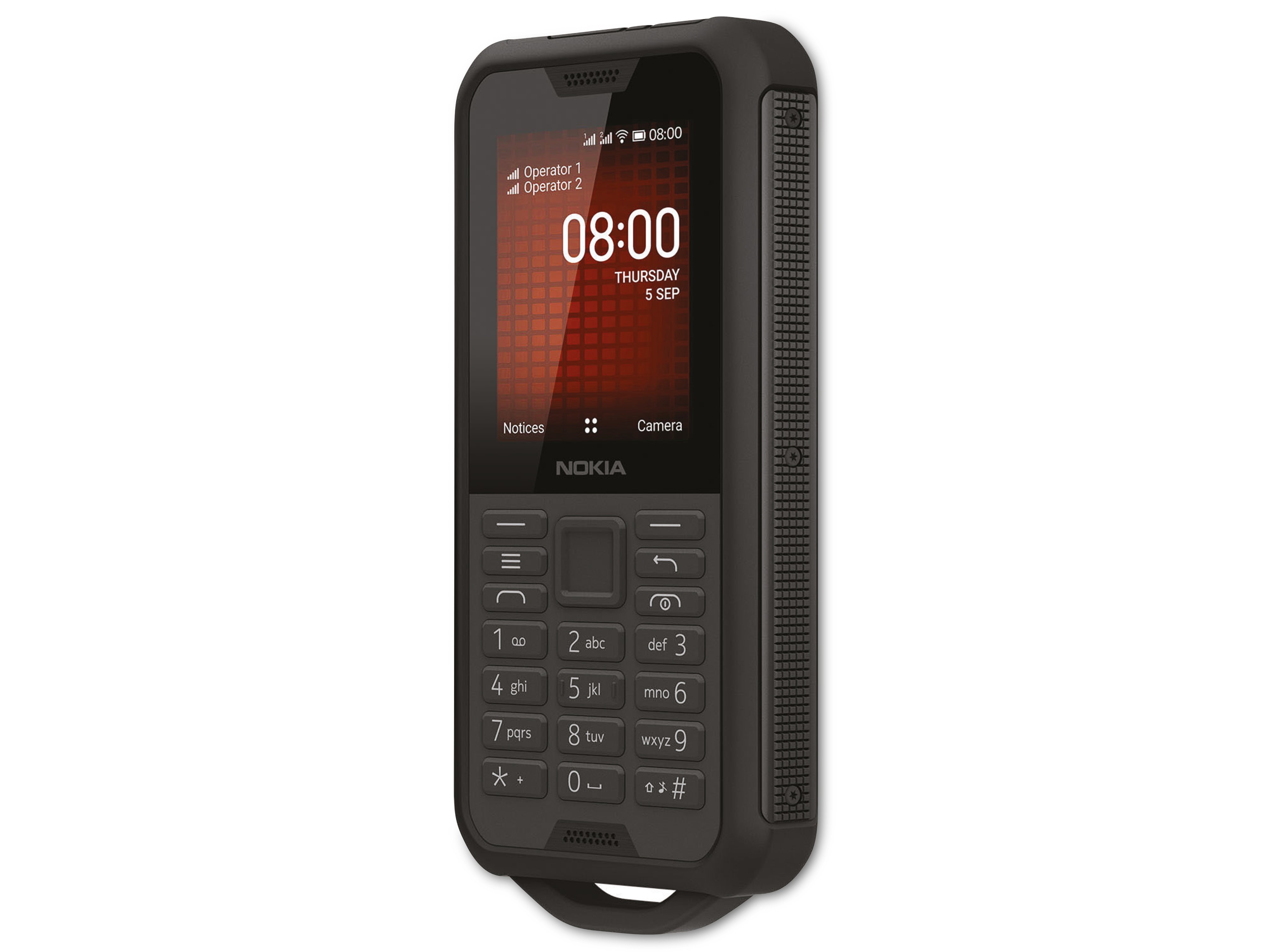 Handy NOKIA 800 Tough, schwarz, Dual-SIM