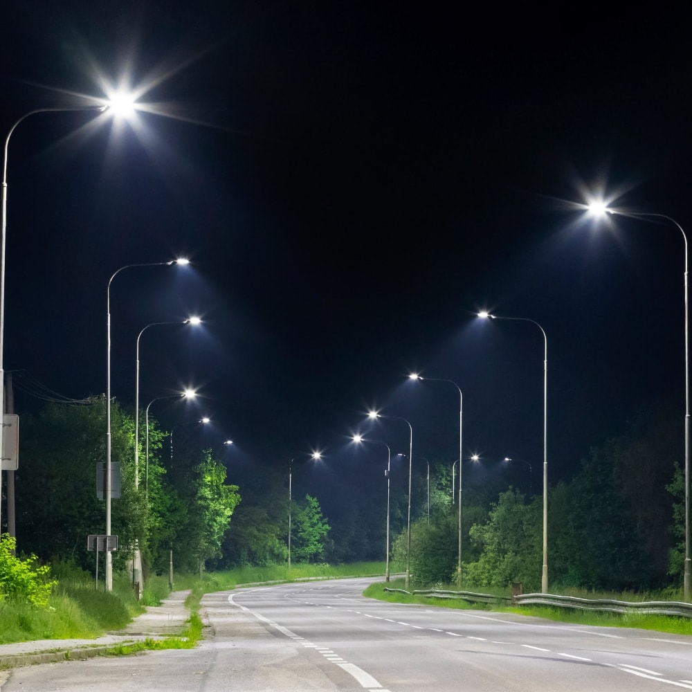 LUXULA LED-Straßenleuchte, EEK: F, 150W, 15000lm, 4500K, IP65, grau