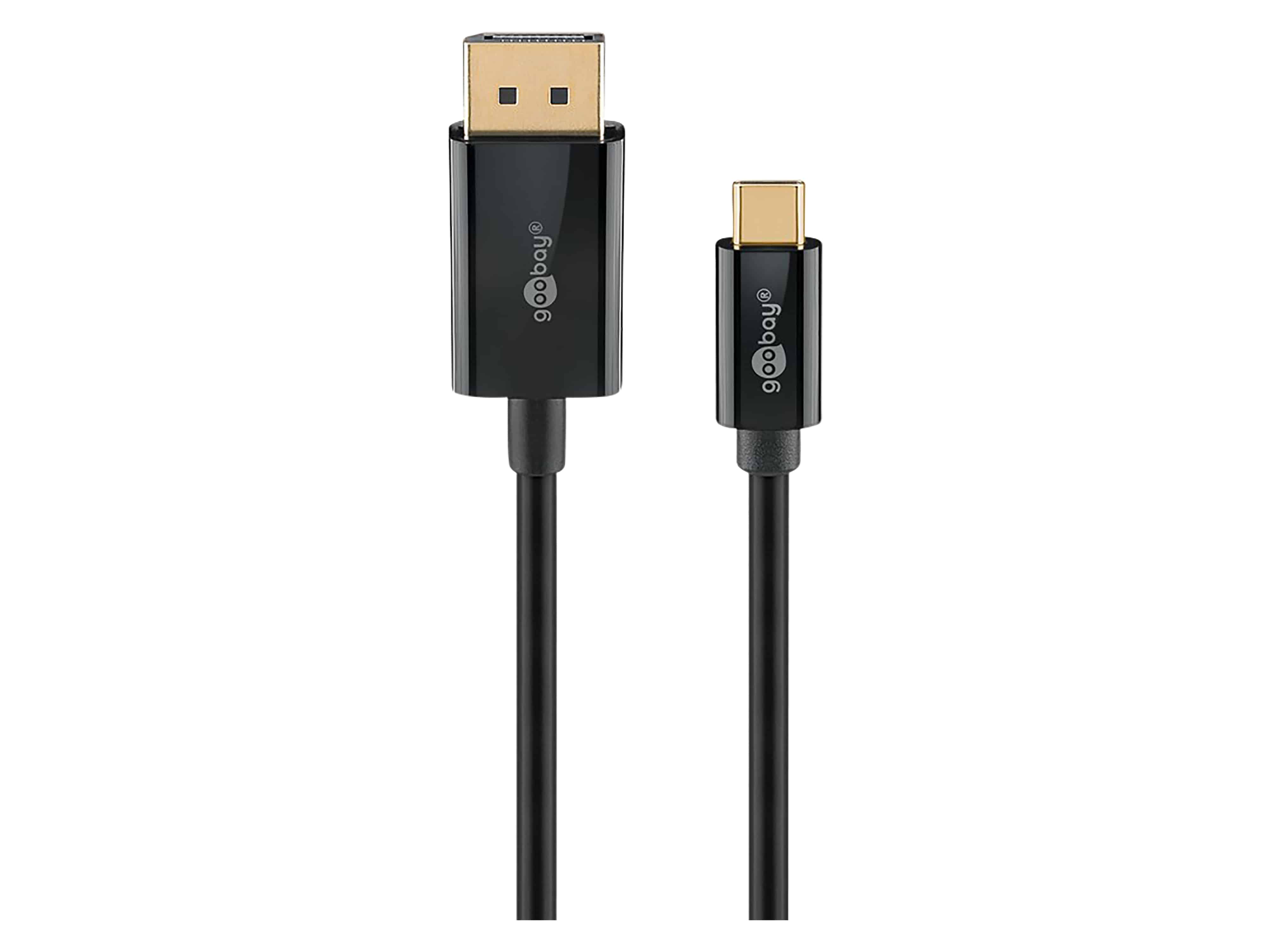 GOOBAY USB3.1 Adapterkabel 75704 USB-C/Displayport 1,0m schwarz