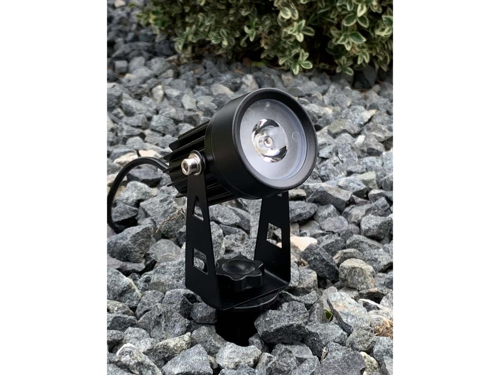 BOLD LIGHTING LED Solar-Gartenleuchten-Set Simon, 3x 1 W, 70 lm, 3000 K, IP65, schwarz