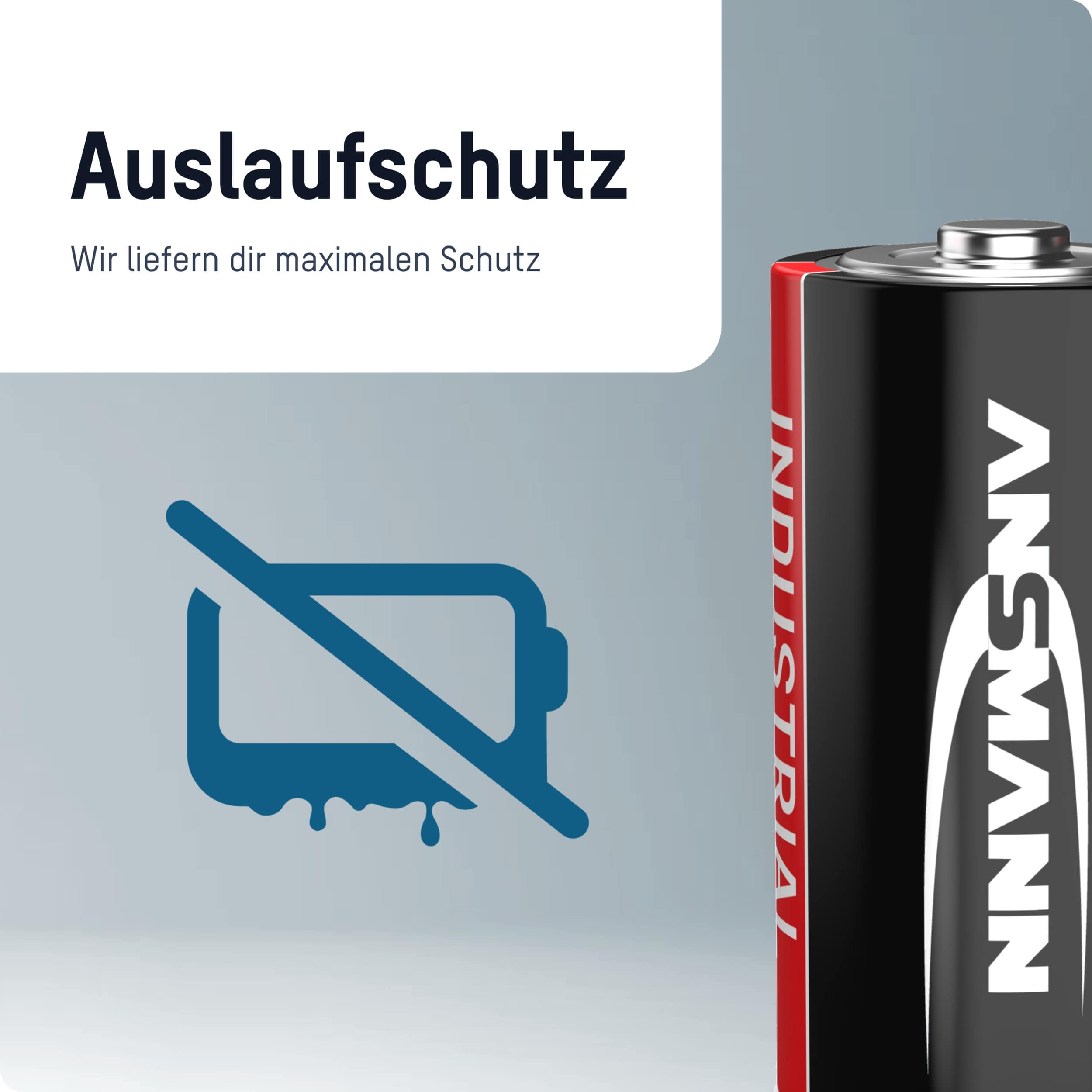 ANSMANN Alkaline Batterie Baby C / LR14, Industrial, 10 Stück