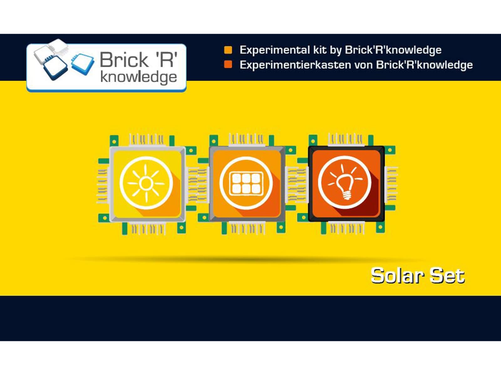 BRICK'R'KNOWLEDGE Lernpaket, "Solar Set" (Deutsch/German)