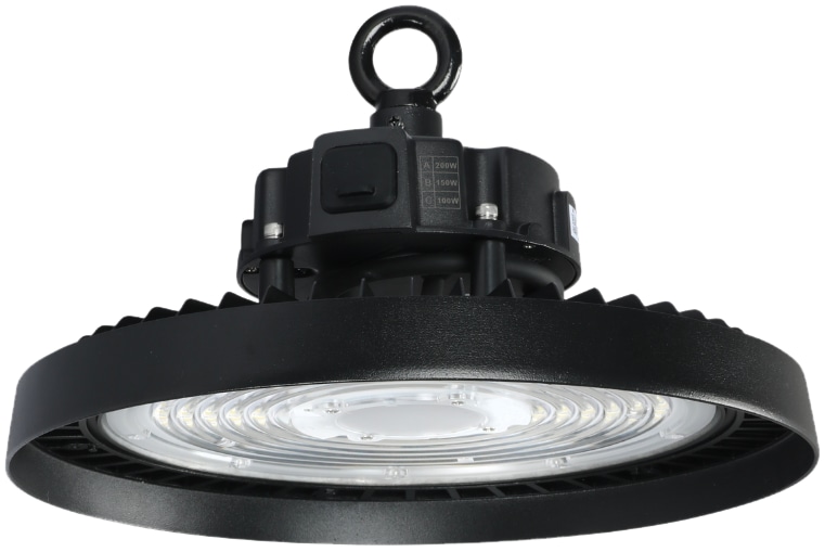 ENOVALITE LED-HighBay-Leuchte, UFO, EEK: C, 200W, 34000lm, 5000K, schwarz