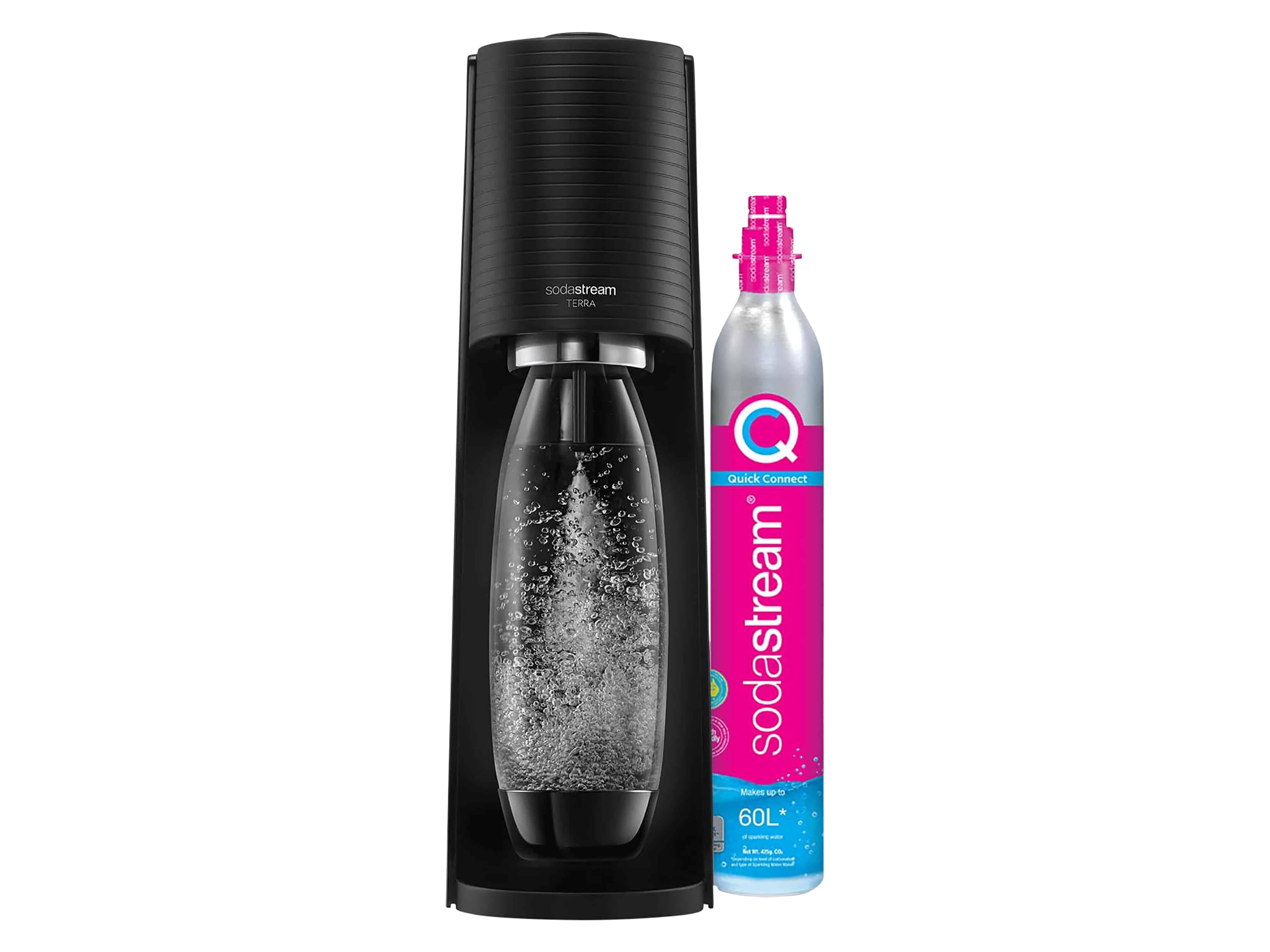 SODASTREAM Wassersprudler Terra, 1 L, schwarz