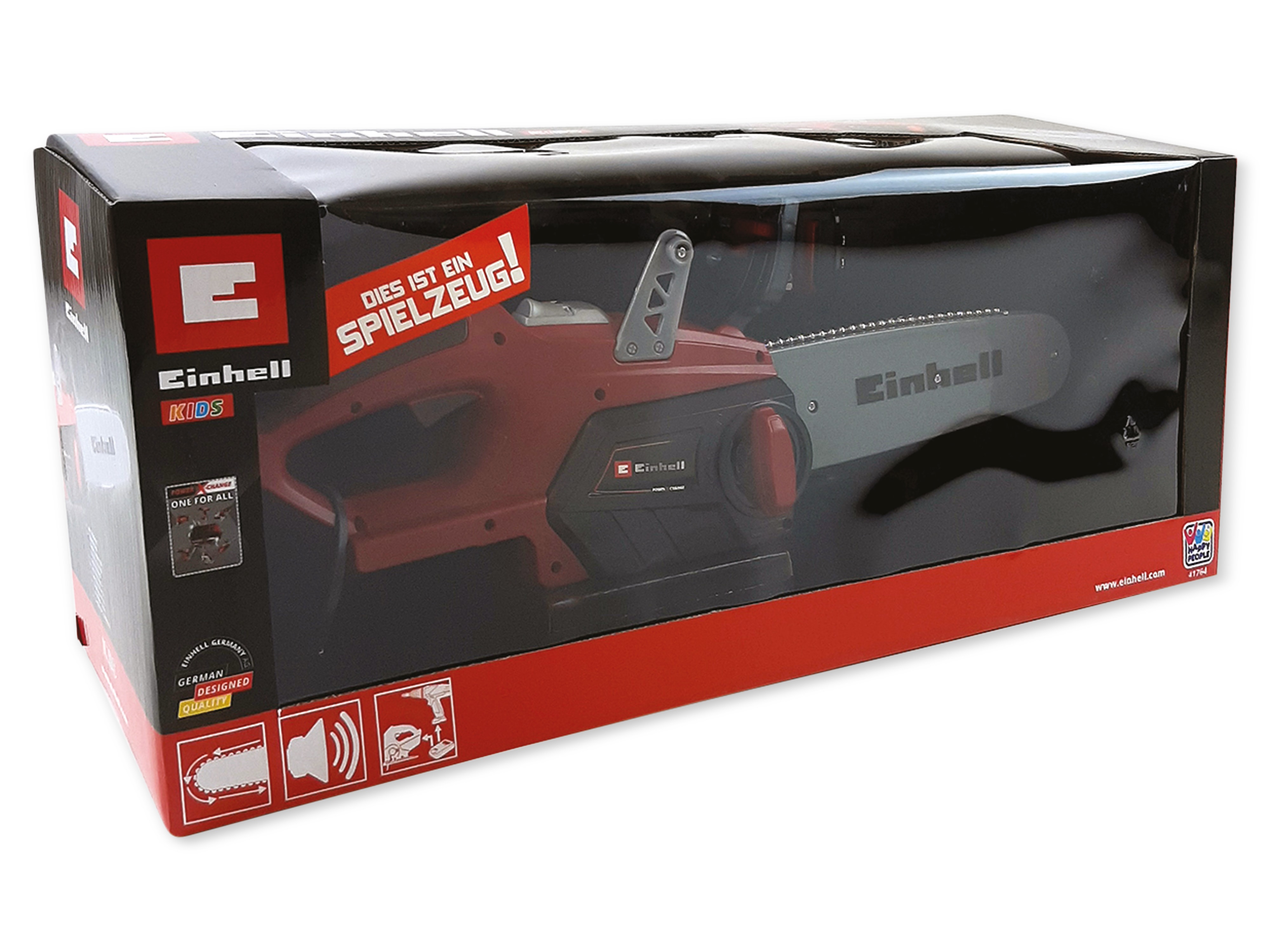 EINHELL KIDS Kettensäge LED-Anzeige, Sound, austauschbare Batterieeinheit