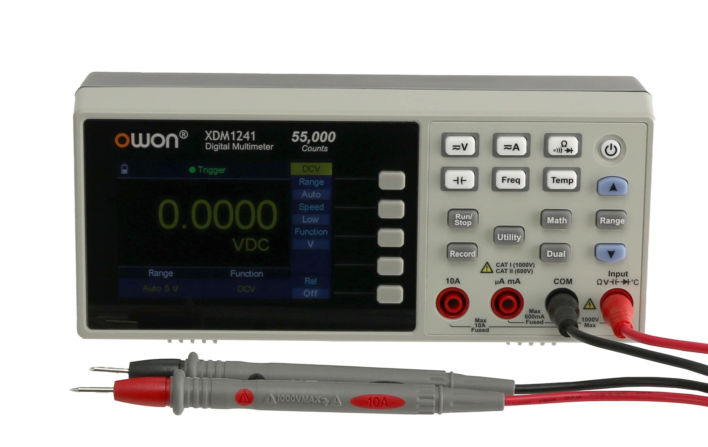 OWON Tisch-Multimeter, XDM1241, TRMS, 8,9 cm (3,5") LC-Display