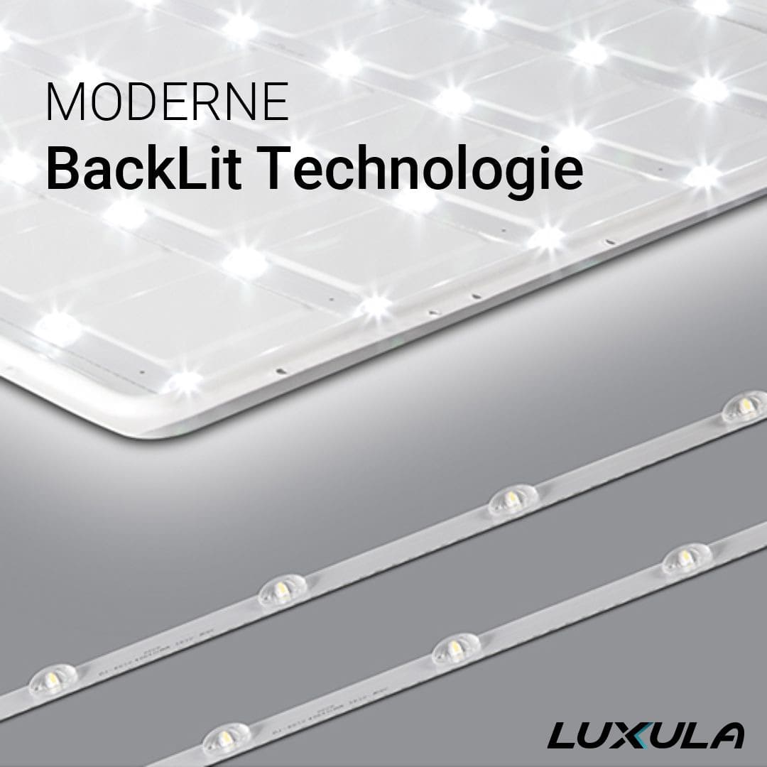 LUXULA LED-Panel, 40 W, 4400 lm, 6000 K, EEK: E, 620x620 mm, BackLit