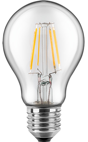 BLULAXA LED-Filament-Lampe, A60, EEK: E, E14, 7 W, 810 lm, 2700 K, 5 Stück