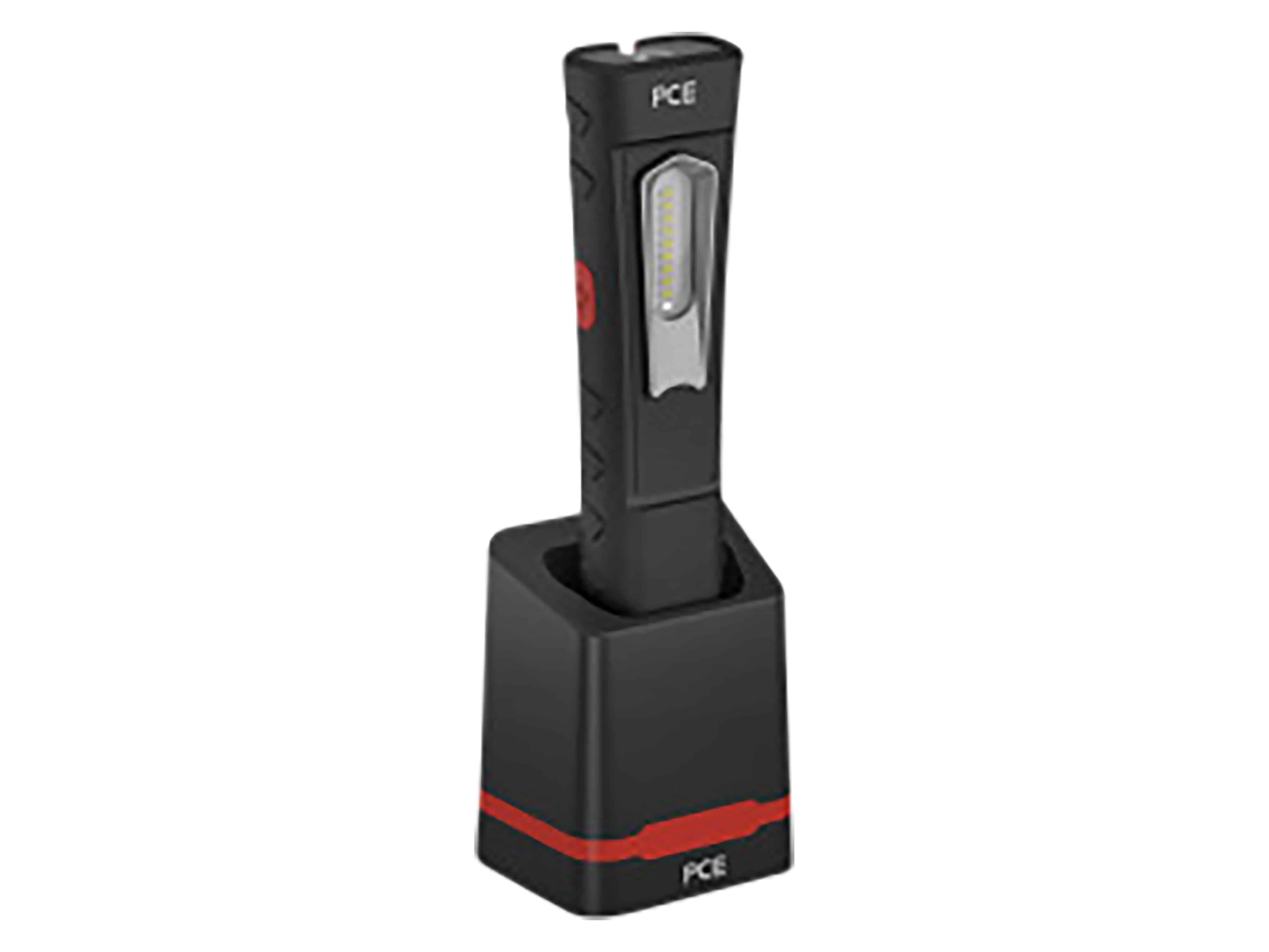 PCE LED-Handleuchte H1000, 5.000mAh, LS+USB-C, IP54, schwarz