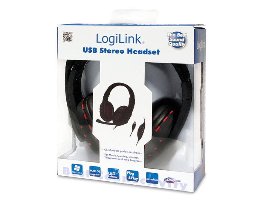 LOGILINK USB Multimedia-Headset HS0033