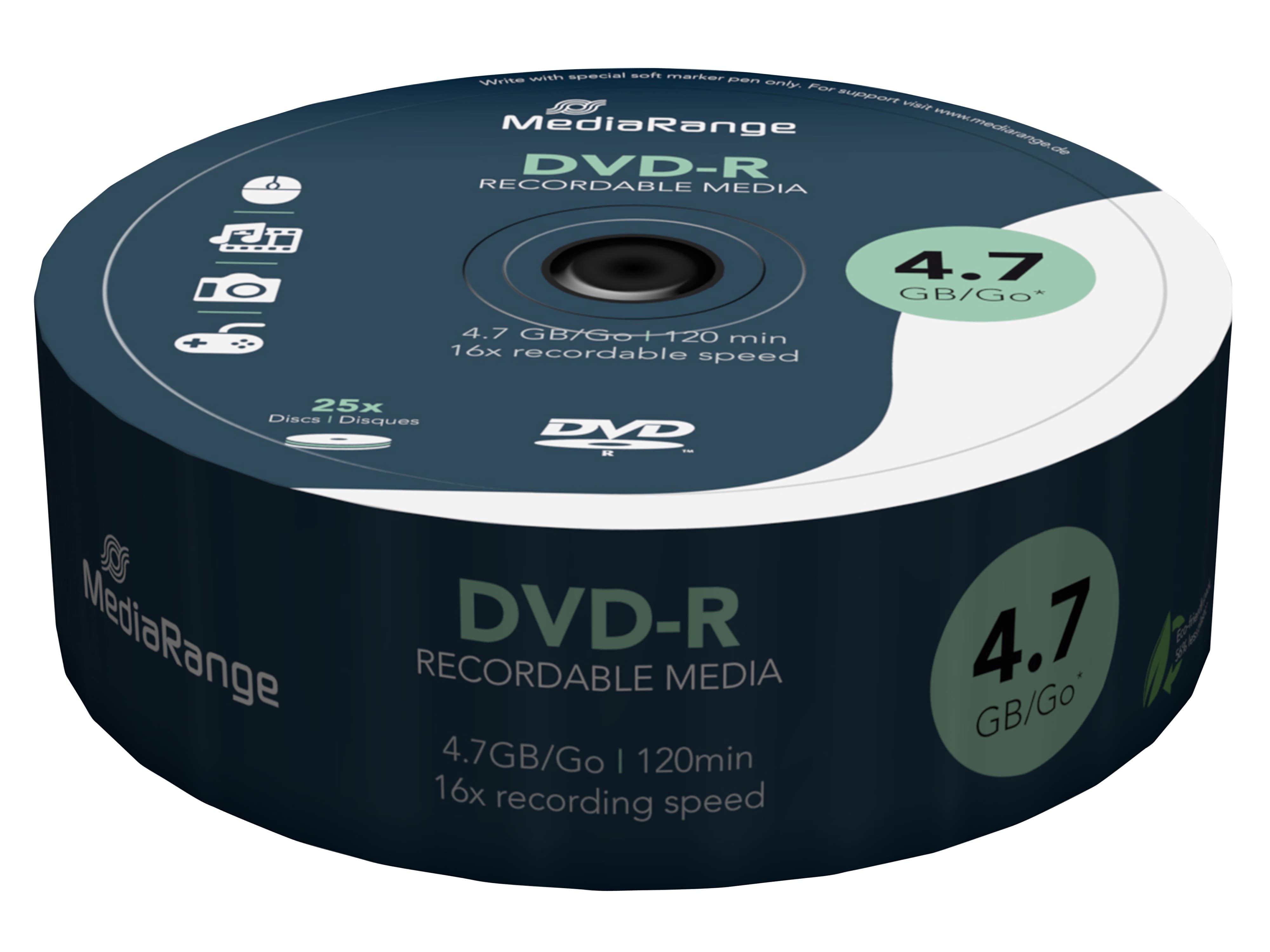 MEDIARANGE DVD-R Spindel MR403 4,7GB