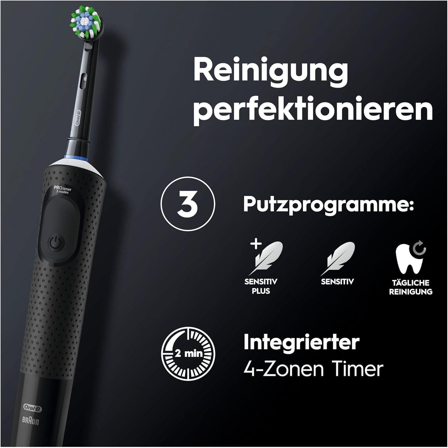 ORAL-B Elektrische Zahnbürste Vitality Pro D103 CLS black