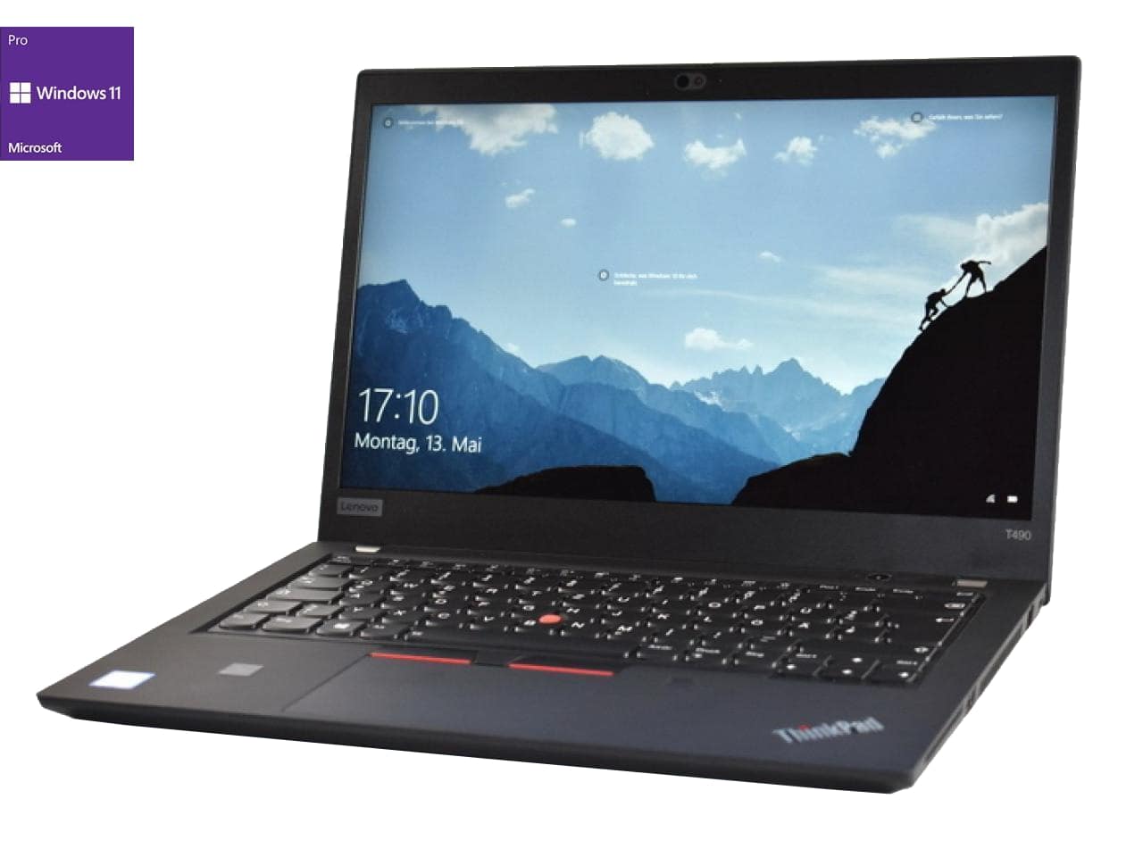 LENOVO Notebook ThinkPad T490, 35,6 cm (14"), Intel i5, 16GB, 512GB, Win11Pro, Refurbished
