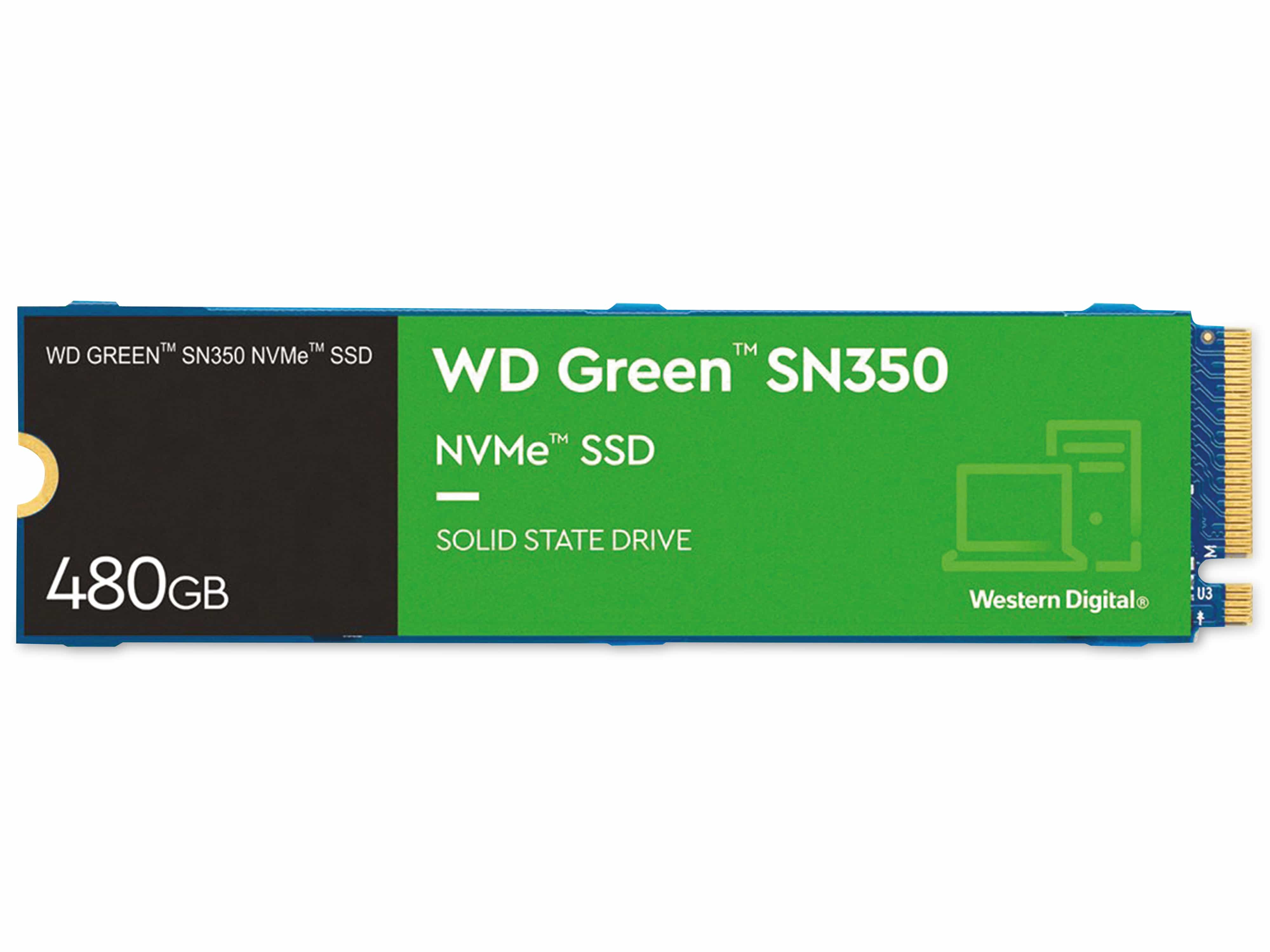 WESTERN DIGITAL M.2 SSD WD Green SN350, 480 GB, NVMe, intern