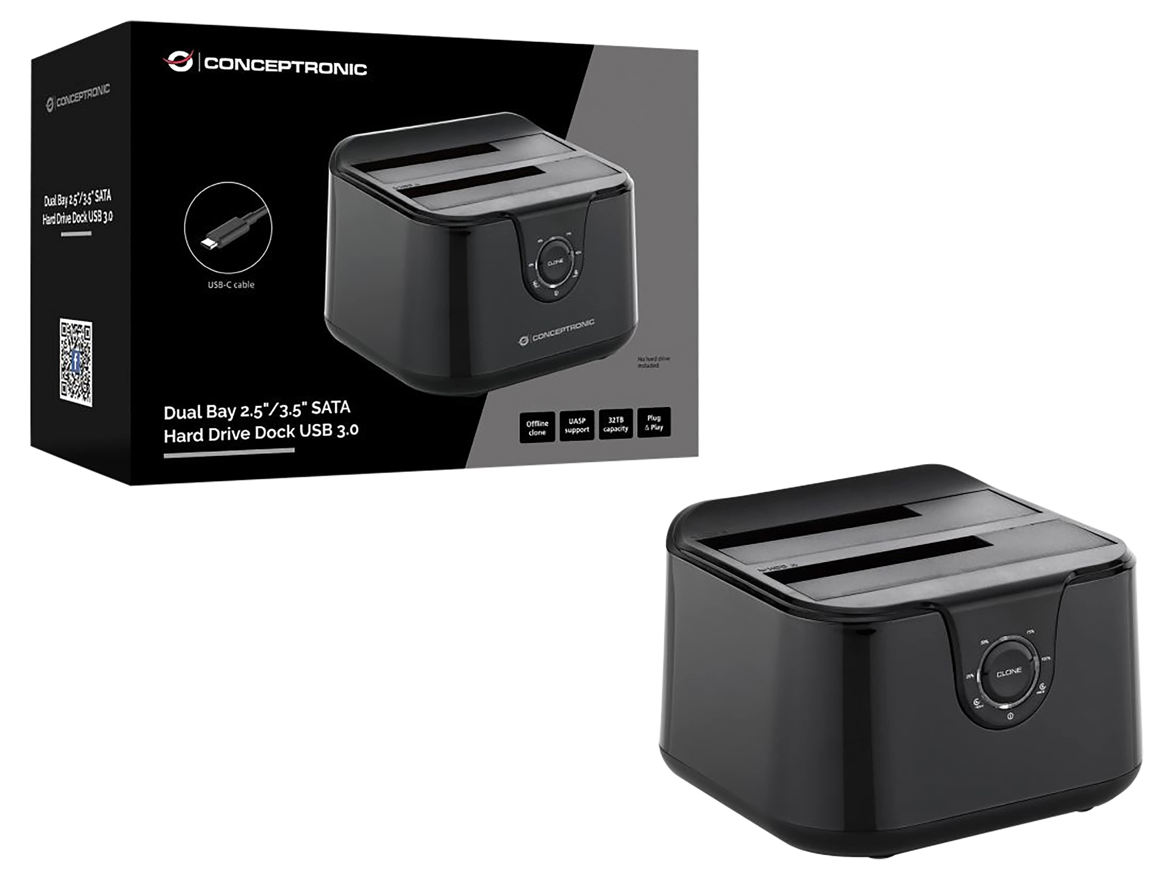 CONCEPTRONIC Dockingstation DONN12B HDD-Dock