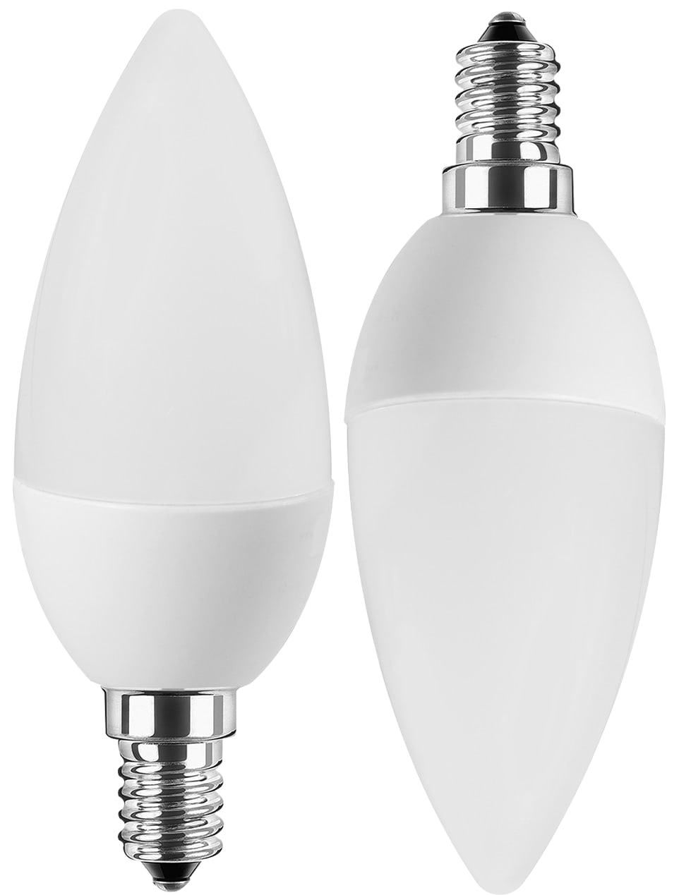 BLULAXA LED-SMD-Lampe, C35, EEK: F, E14, 5 W, 470 lm, 4000 K, 2 Stück