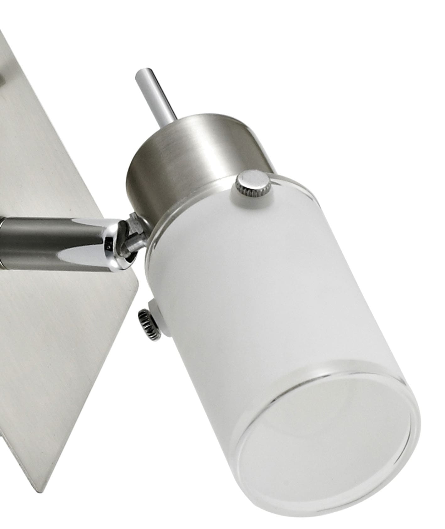 JUST LIGHT LED-Wandleuchte 11931-55 stahl, GU10, 4 W, 420lm, 3000 K