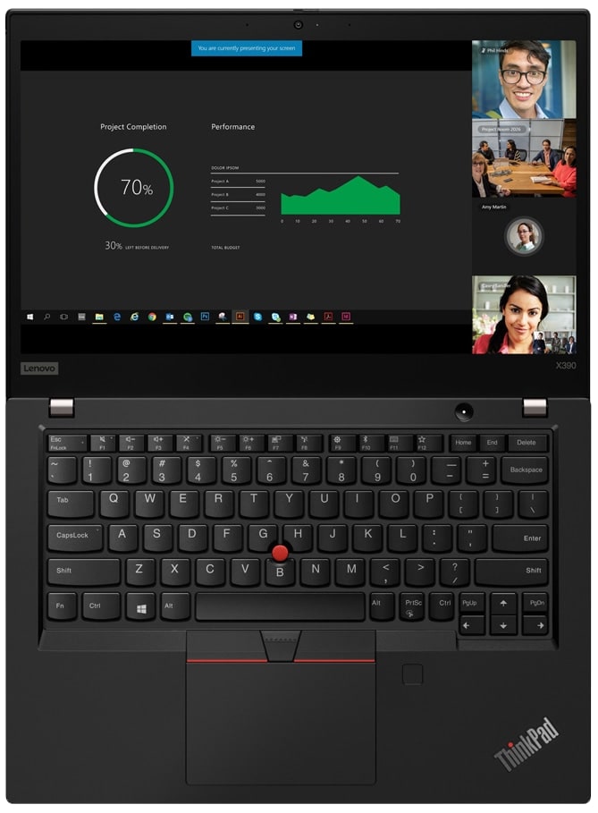 LENOVO Notebook Thinkpad X390, 33,78 cm (13,3"), i5, 8GB, 512GB, Win11Pro, refurbished