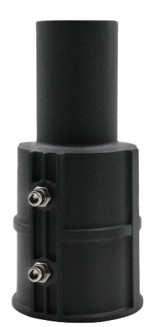 ENOVALITE Straßenleuchten Adapter, 80 zu 60 mm, schwarz