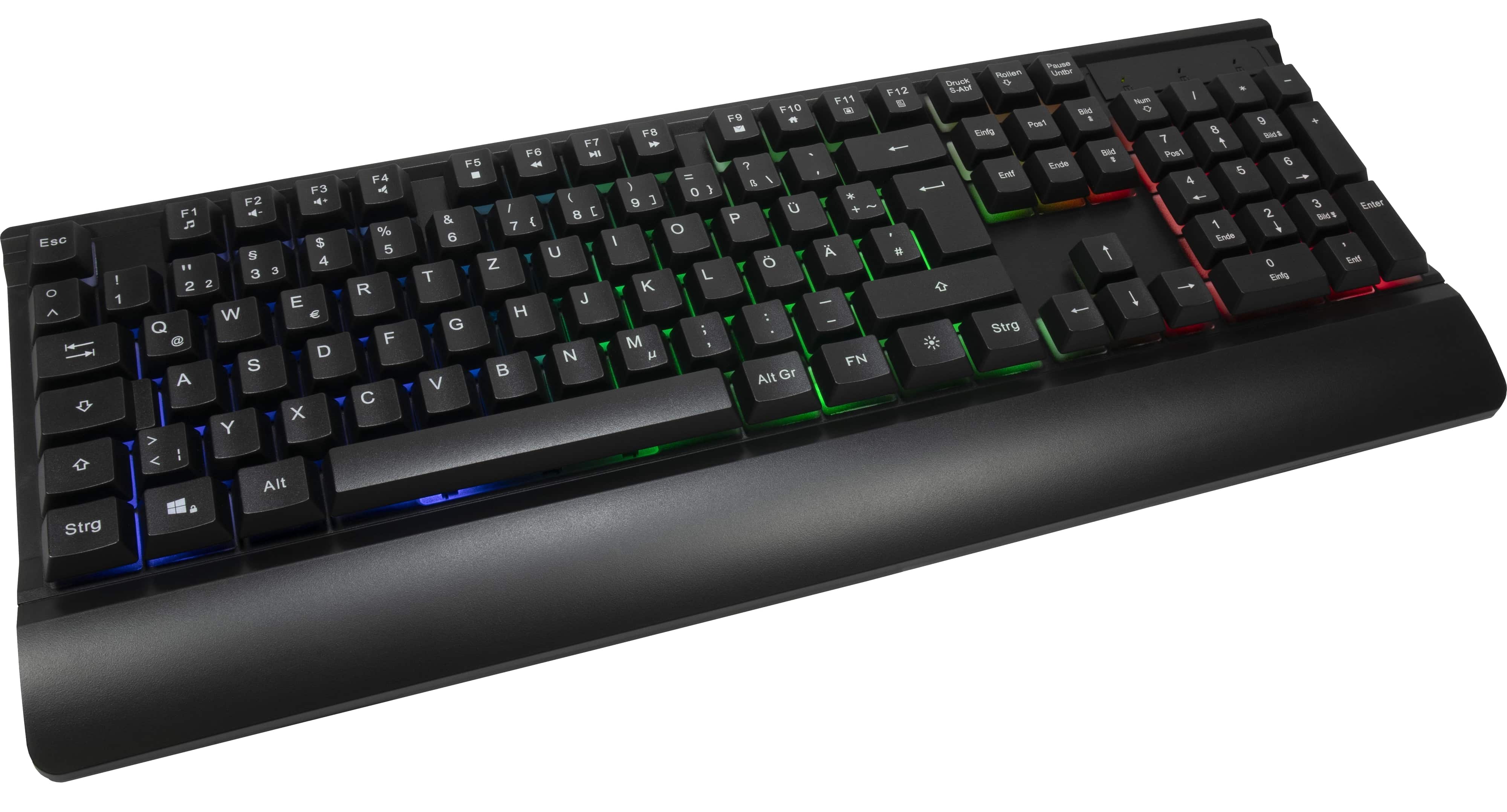 INTER-TECH Tastatur- und Mausset AC KC-3000