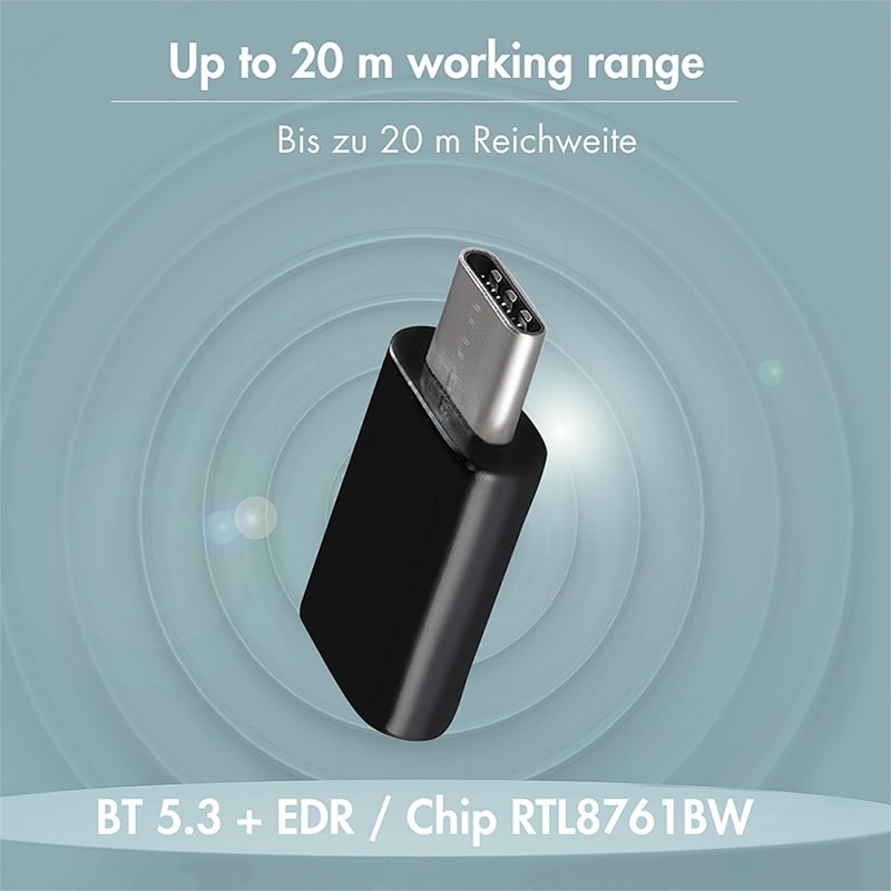 LOGILINK Bluetooth-Adapter BT0048A V5.3 USB-C