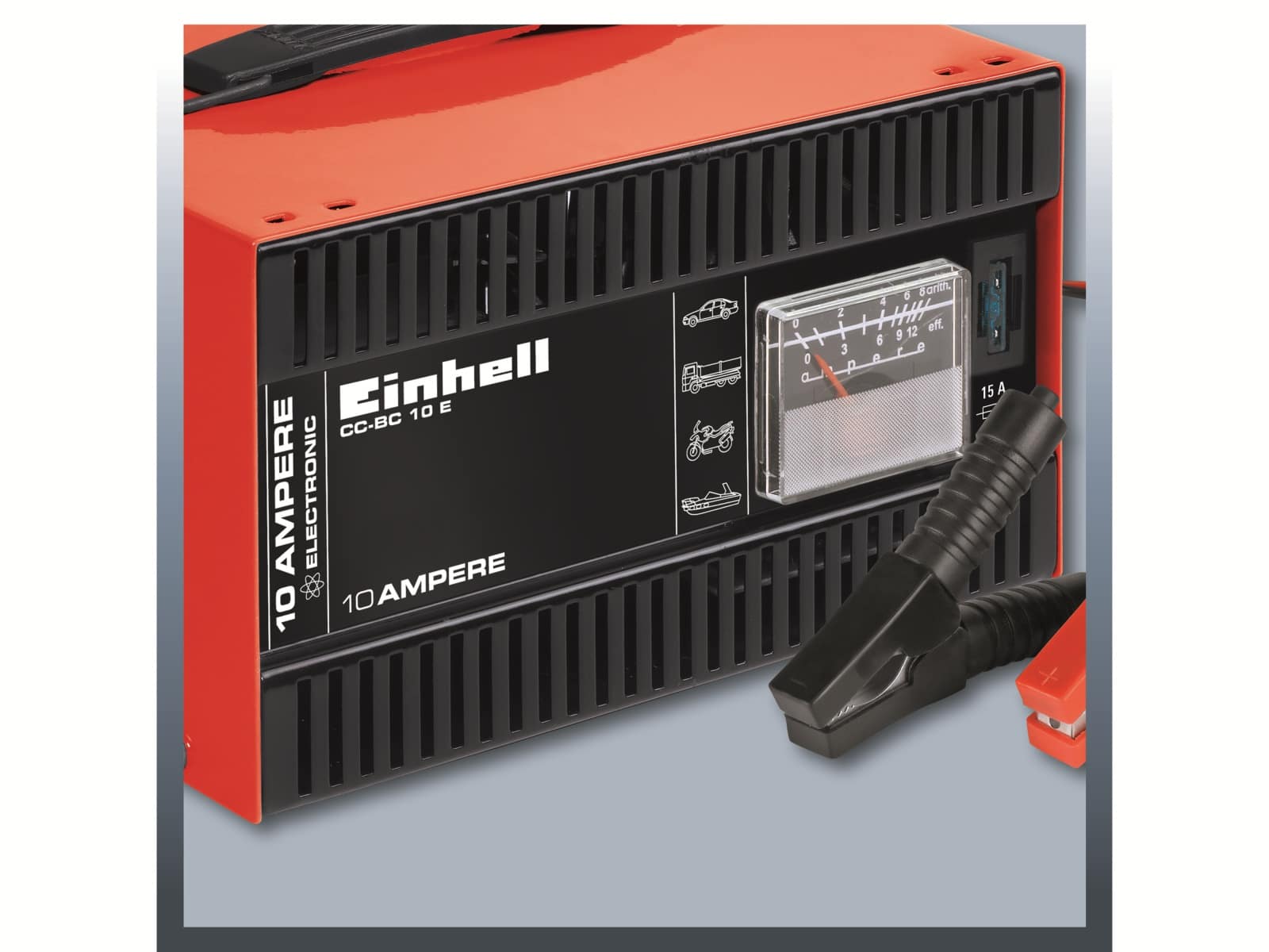 EINHELL Batterie-Ladegerät CC-BC 10 E, 12 V, 10 A