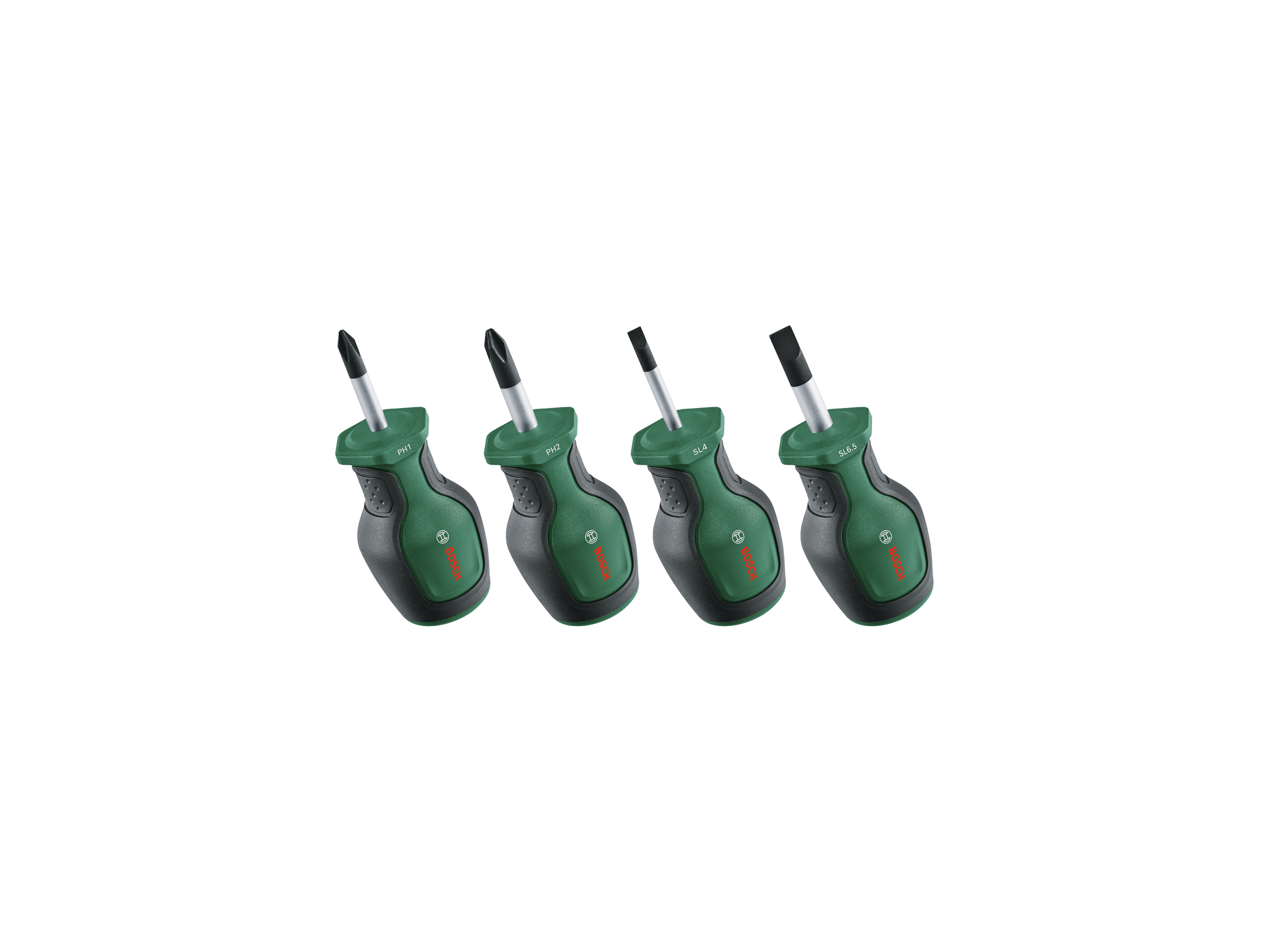 BOSCH Stubby Schraubendreher Set, 1600A032UJ, 4-teilig