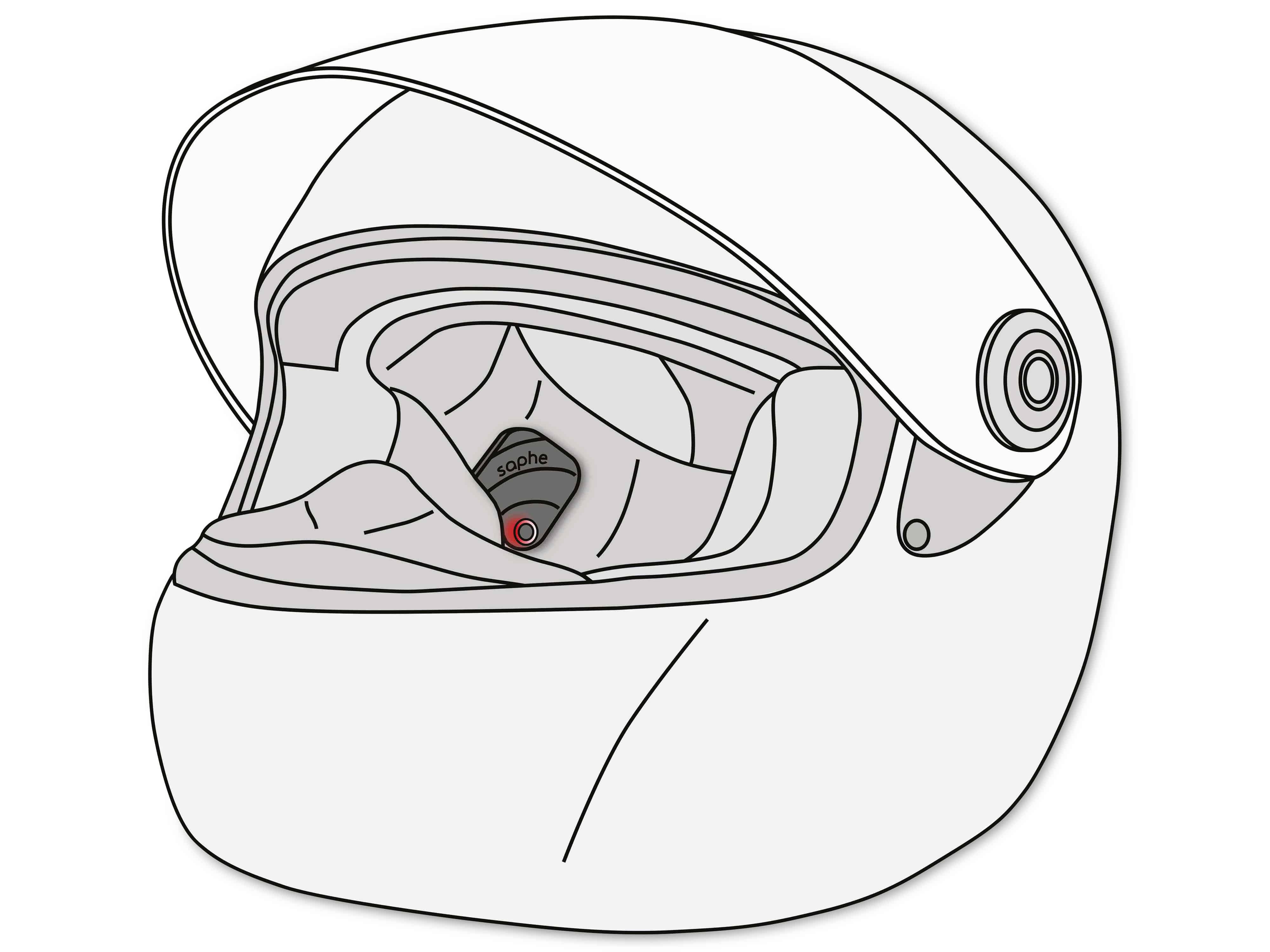 SAPHE MC Radar und Gefahrenwarner, Motorrad-Version