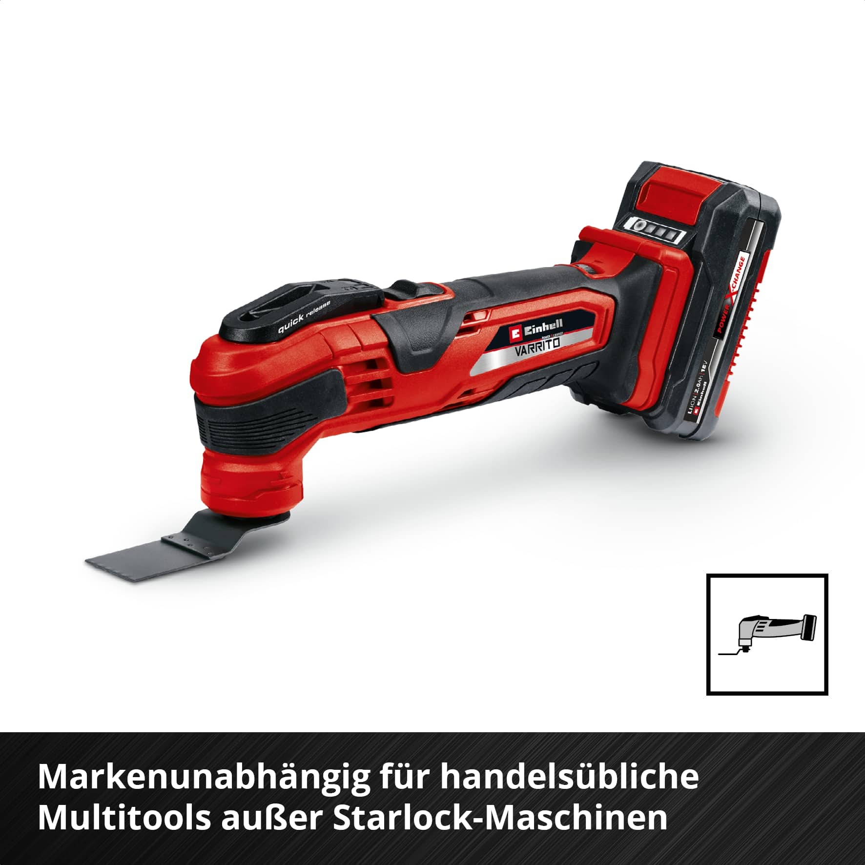 EINHELL Multitool-Set, 708170, XXL-Case, 70-teilig