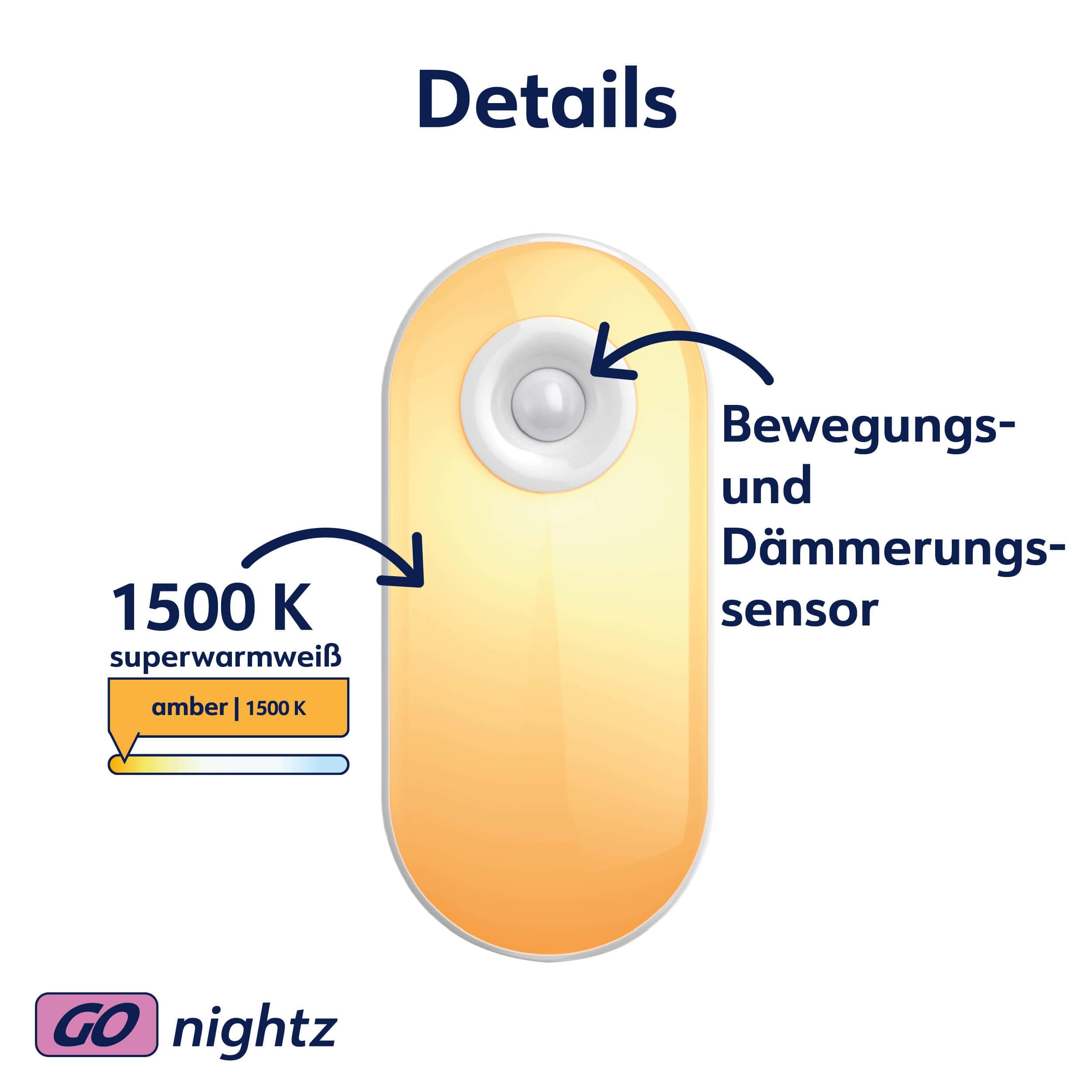 MÜLLER-LICHT LED-Orientierungslicht Vela, 27700060, mit Sensor für Steckdose