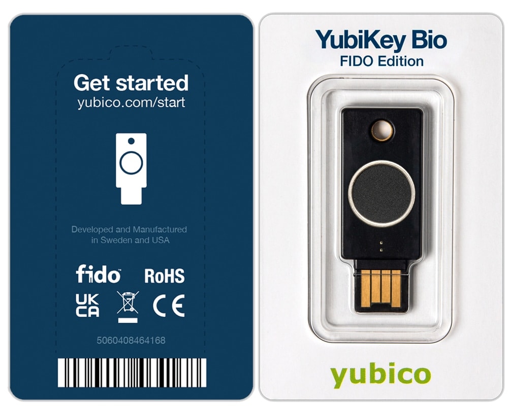 YUBIKO Sicherheitsschlüssel YubiKey Bio FIDO